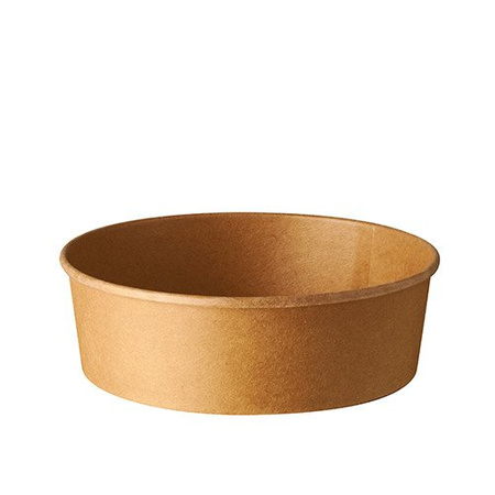 Runder Papierbehälter, 500 ml, Durchmesser 150 mm, Höhe 4,6 cm, 50 Stück