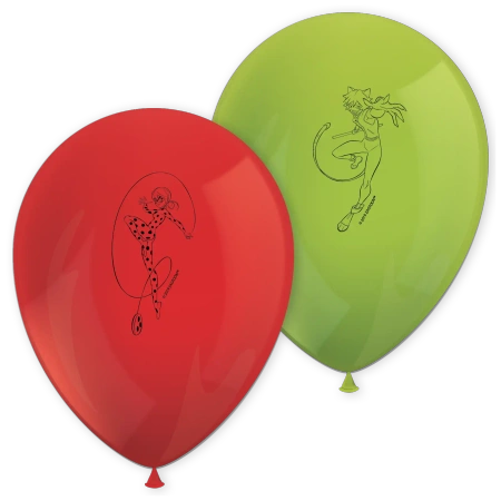 Latexballons „Miraculous“, 28 cm, 8 Stück