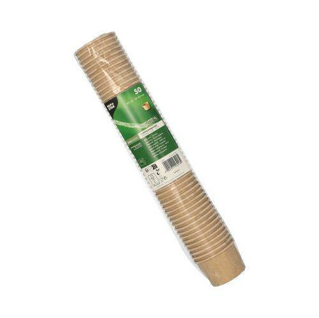 Kraftpapierbecher, 45 ml, 6 x 4,1 cm, 50 Stück