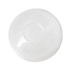 PLA-Deckel, gewölbt, ohne Öffnung, Durchmesser 95 mm, 100 Stück