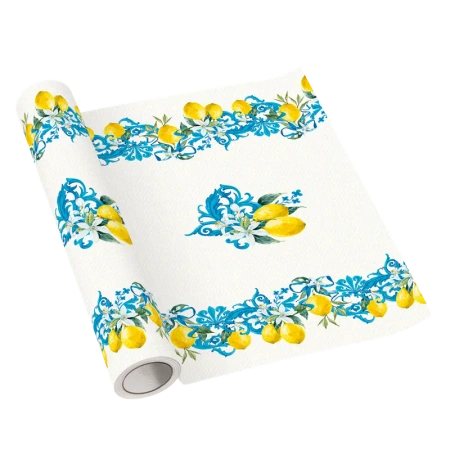 PREMIUM-Papiertischläufer auf Rolle, Citrus Baroque, 40 cm x 5 m, 1 Stück