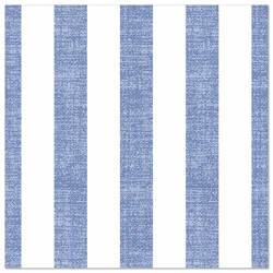 Servietten „Royal Collection Lines“, weiß-blau, 1/4, 3-lagig, 40 x 40 cm, 50 Stück
