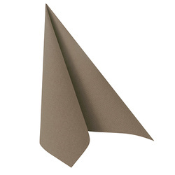 Servietten „Royal Collection“, grau, 1/4, 3-lagig, 40 x 40 cm, 50 Stück
