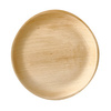 Runder Teller aus Palmblättern, 25 x 2 cm, 25 Stück