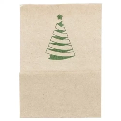 Zweilagige Servietten „Christmas“ 1/4, 17 x 17 cm, 100 Stück