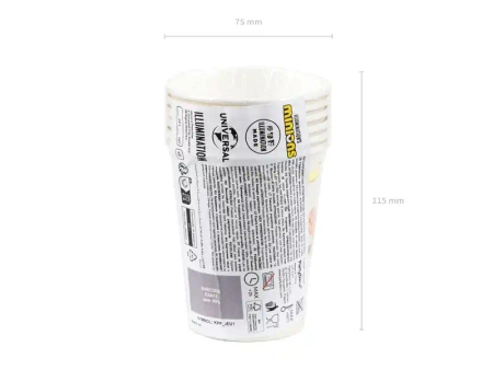 Papierbecher „Fußball“ 200 ml, 8 Stück