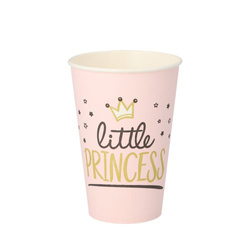 Papierbecher „Little Princess“, 200 ml, Durchmesser 70 mm, 10 Stück