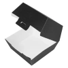 Thermobox für Burger, schwarz, Größe „L+“, 14,4 x 13,6 x 9,2 cm, 50 Stück
