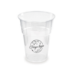 PLA-Becher 300 ml, EIGENER AUFDRUCK, 2000 Stück