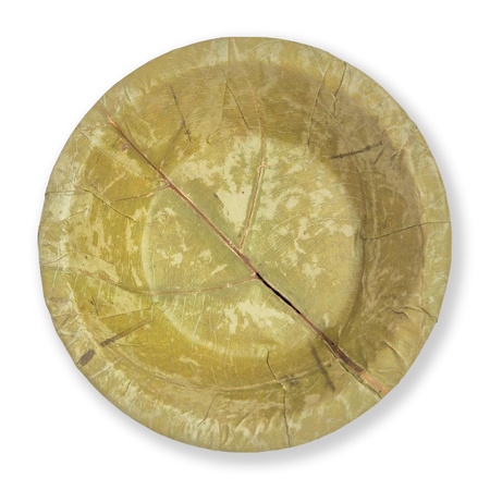 Schale aus Salbaumblättern, Durchmesser 10,5 cm, Höhe 3,25 cm, 125 ml, 20 Stück