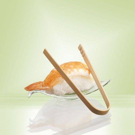 Bambus-Snackzangen, 10 cm, 10 Stück