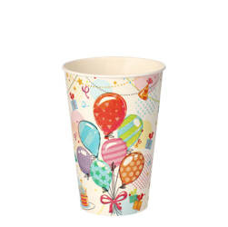 Papierbecher „Ballons“ 200 ml, Durchmesser 70 mm, 10 Stück