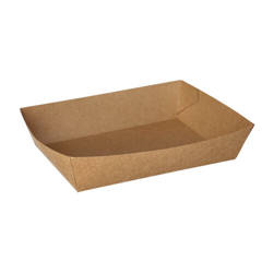 Tiefe, fettbeständige Papierschale, 16 x 11 x 4 cm, 50 Stück
