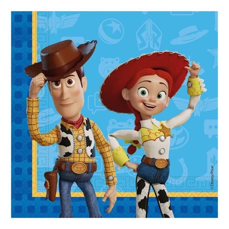 Zweilagige Servietten „Toy Story“, 33 x 33 cm, 20 Stück