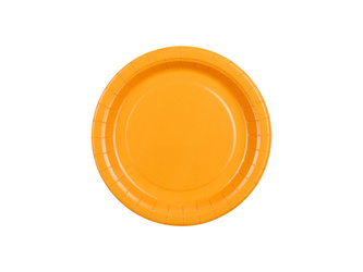 Papier­teller, Orange, 18 cm, 6 Stk.