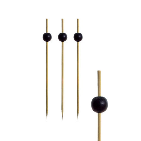 Snack-Stäbchen „Black Pearl“, 12,5 cm, 250 Stück
