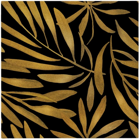 Premium-Airlaid-Servietten, „Golden Leaves“, 1/4, 40 x 40 cm, 50 Stück
