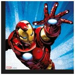 Zweilagige Servietten „Avengers“, 33 x 33 cm, 20 Stück