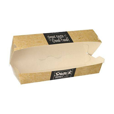 Papierbehälter für Baguettes, 21 x 7,5 x 6,2 cm, 50 Stück