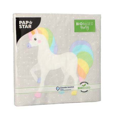 3-lagige Servietten „Unicorn 1/4“, 33 x 33 cm, 20 Stück