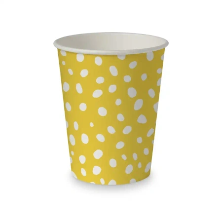 Papierbecher, Pastel Mix, Clarina, Ø 80 mm, 250 ml, 50 Stk.