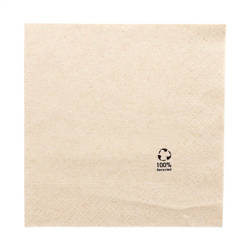 2-lagige Servietten „Recycled“, 30 x 30 cm, 100 Stück