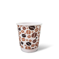 Doppelwandiger Pappbecher, No Plastic, 250 ml, Durchmesser 80 mm, 25 Stück