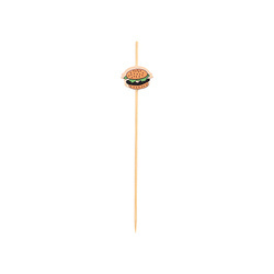 Snack-Stäbchen „Burger“ 12 cm, 100 Stück