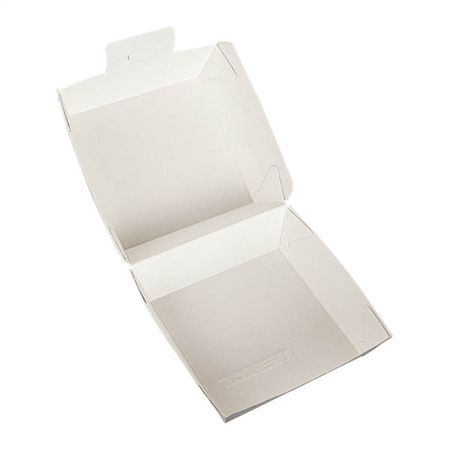Thermobox für Burger, schwarz, Größe „L“, 14,2 x 13,7 x 6,1 cm, 50 Stück