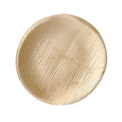 Runder Teller aus Palmblättern, 15 x 1,5 cm, 25 Stück
