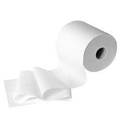 Weiße zweilagige Papierhandtücher, 20 cm x 150 m, 6 Stück