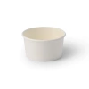 Weißer Pappbecher für Eis, 220 ml, Durchmesser 92 mm, 50 Stück