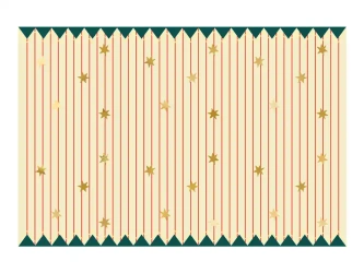 Cremefarbene Papiertischdecke, 120 x 180 cm, 1 Stück