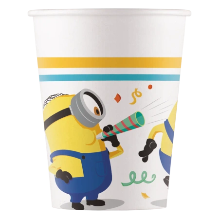 Papierbecher „Minions“ 200 ml, 8 Stück