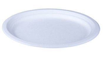 Schale aus Zuckerrohr 31,8 x 25,5 x 2,2 cm, 50 Stück