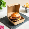 Thermobox für Burger, 13 x 13 x 8 cm, 50 Stück