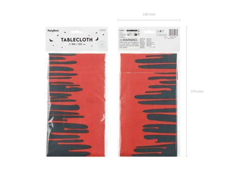 Papiertischdecke „Halloween – Tropfendes Blut“, 120 × 180 cm, 1 Stk.