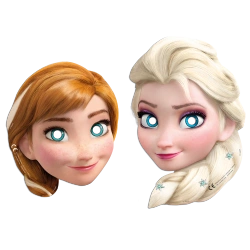 Papiermasken „Die Eiskönigin / Frozen“ (6 Stück)