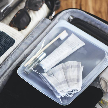 Stasher Silikonbeutel 1,9 l, transparent, 1 Stück