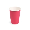 Papierbecher, fuchsia / rosa, Ø 74 mm, 240 ml, 10 Stk.