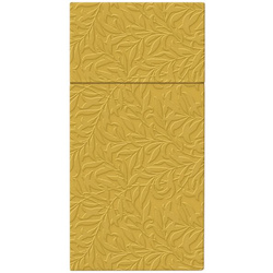 Besteckhüllen, 3-lagig, geprägt, goldfarben, 40 x 40 cm, 16 Stück