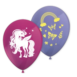 Latexballons „Unicorn“, 28 cm, 8 Stück