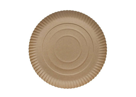 Runde, fettbeständige Kraftpappteller, 28 cm, 40 Stück