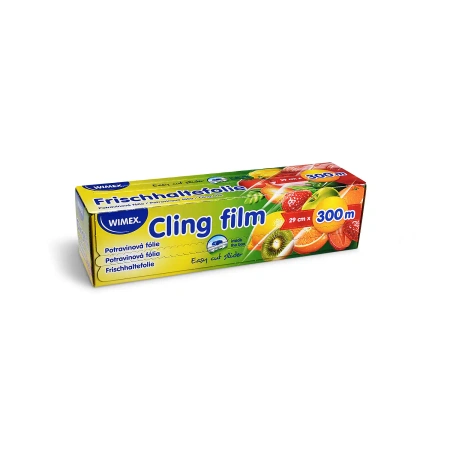 Frischhaltefolie mit Abroller, PVC, 8 µm, 29 cm x 300 m, 1 Stück