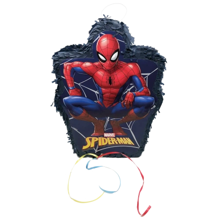 3D-Papier-Piñata „Spider-Man“, 26 x 35 cm, 1 Stück