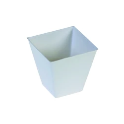 Pyramid-Becher aus Zuckerrohr, 220 ml, 50 Stück