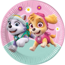 Pappteller „Paw Patrol Sky & Everest“, 23 cm, 8 Stück