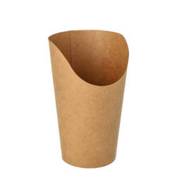 Box für Wraps/Tortillas 13,4 x 6 x 8 cm, 470 ml, 50 Stück