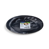 Runder Pappteller, schwarz, Durchmesser 23 cm, 10 Stück