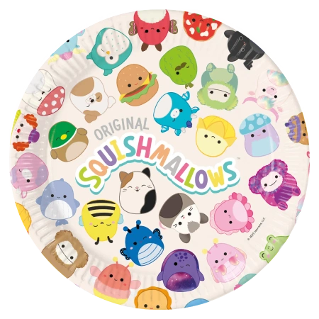 Papierteller „Squishmallows“, 23 cm, 8 Stück